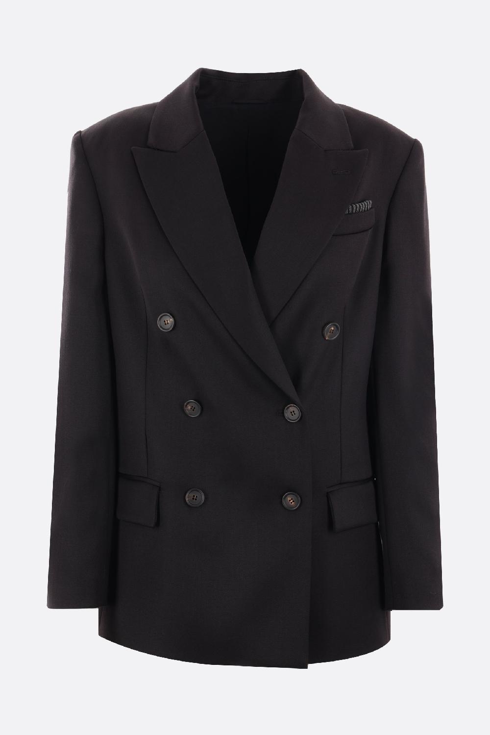 BRUNELLO CUCINELLI giacca doppiopetto in lana