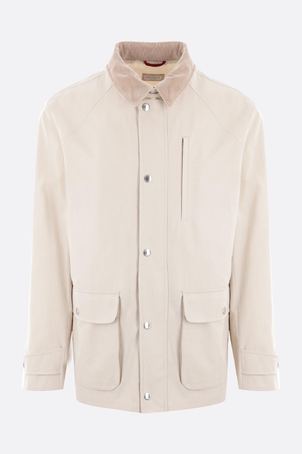 BRUNELLO CUCINELLI giubbotto in gabardine