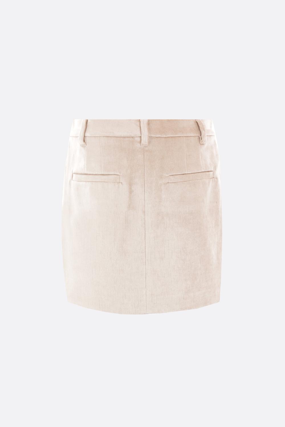 BRUNELLO CUCINELLI Minigonna In Velluto