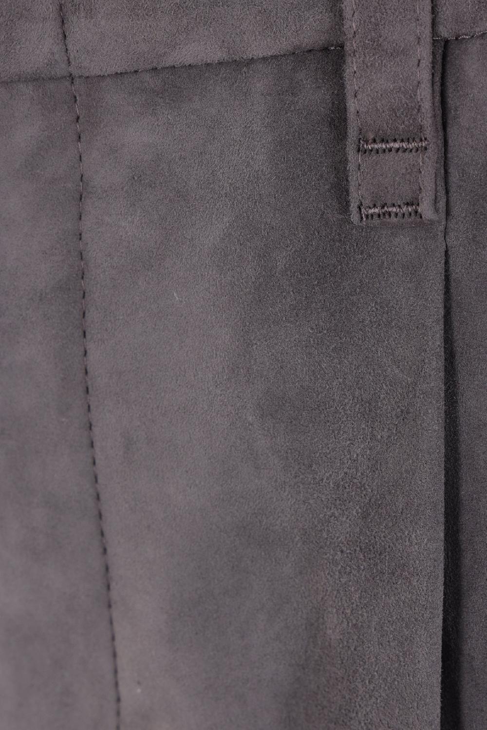 BRUNELLO CUCINELLI Pantalone Baggy-fit In Suede