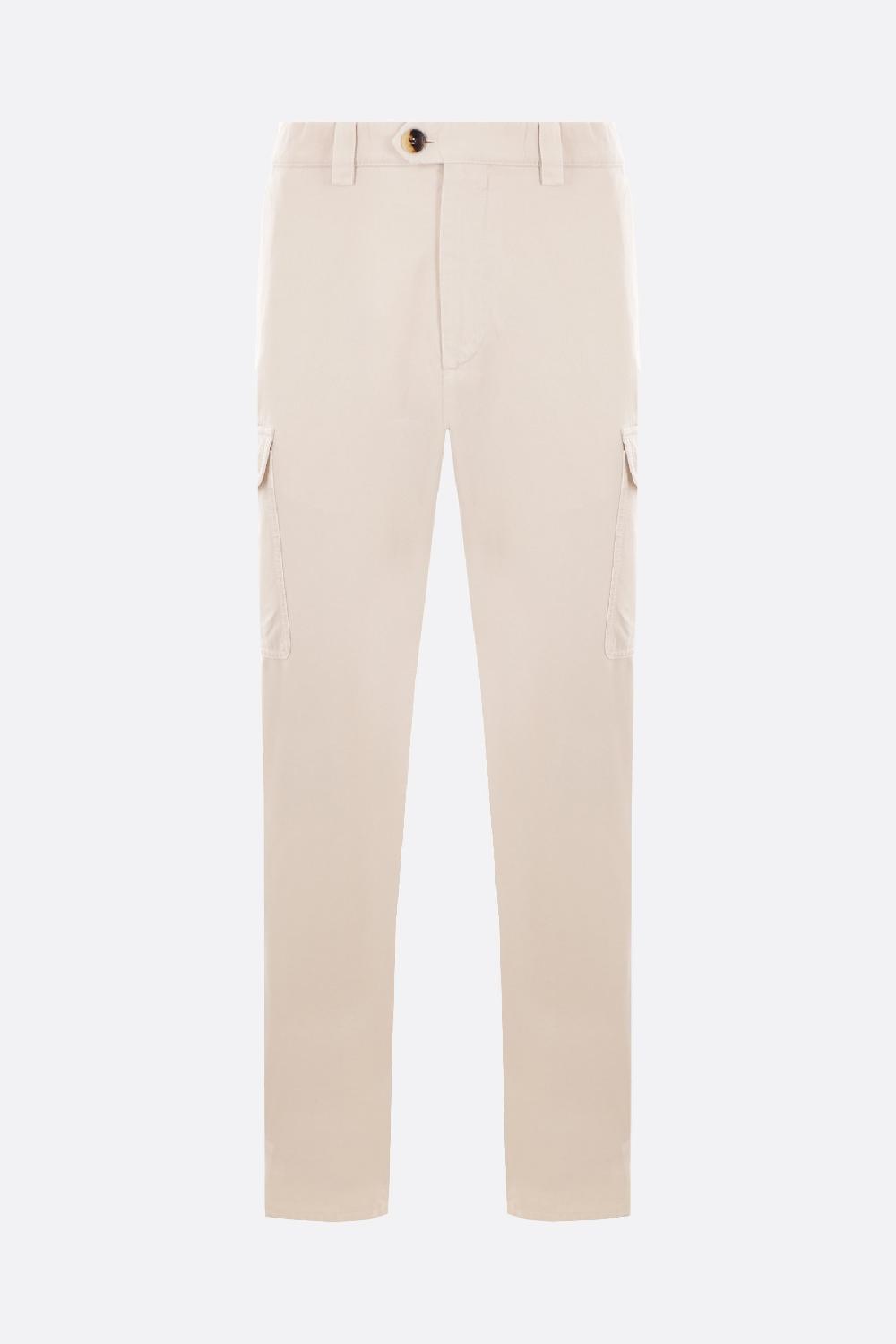 BRUNELLO CUCINELLI pantalone cargo in gabardine