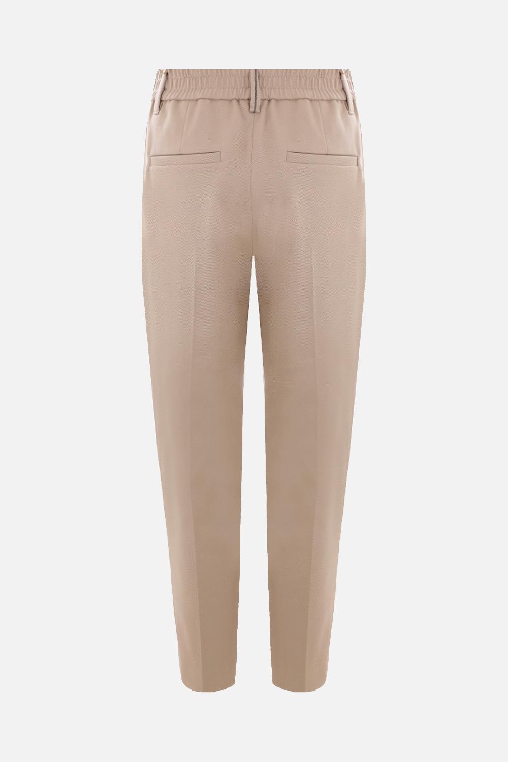 BRUNELLO CUCINELLI Pantalone Con Pinces In Drill