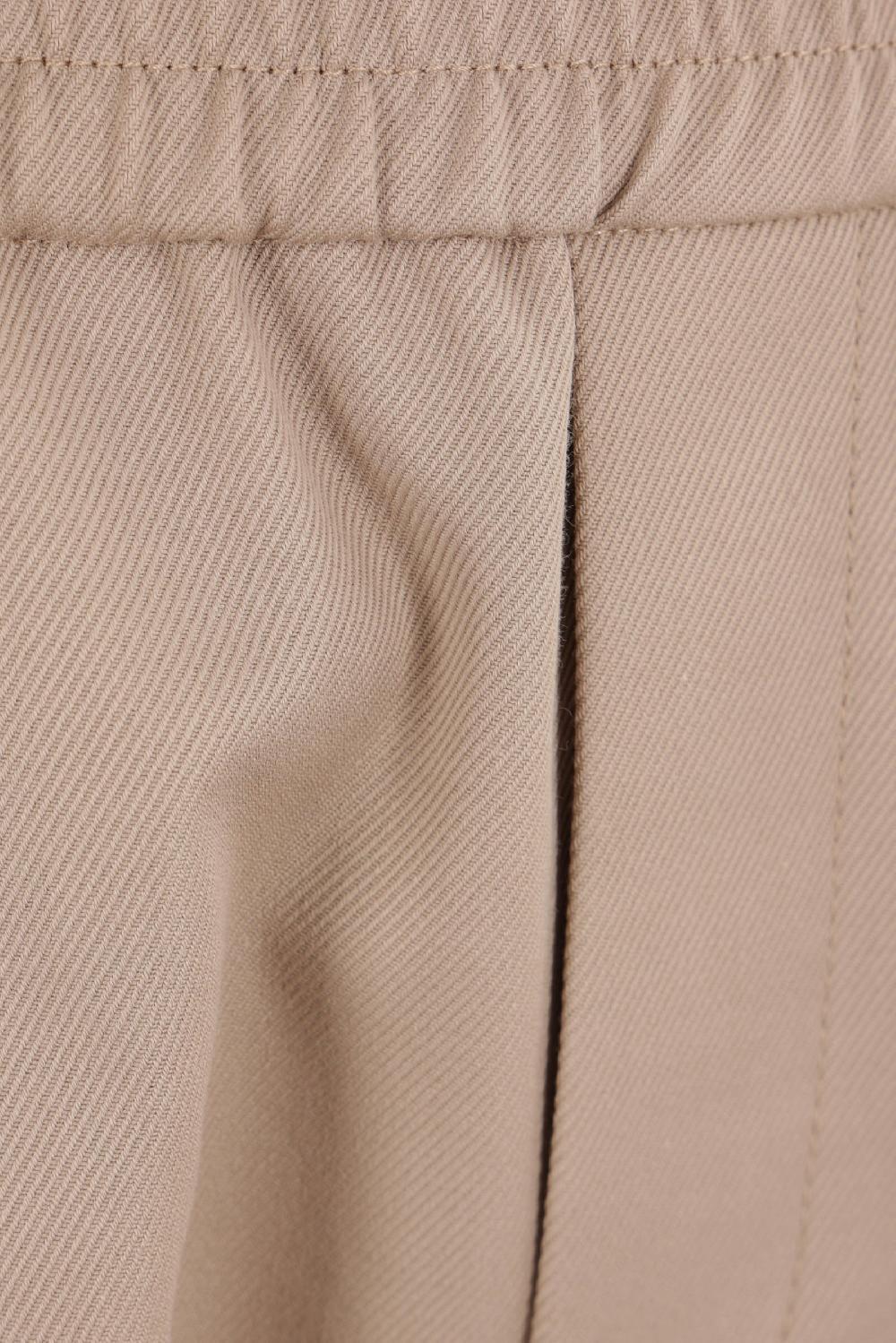 BRUNELLO CUCINELLI Pantalone Con Pinces In Drill