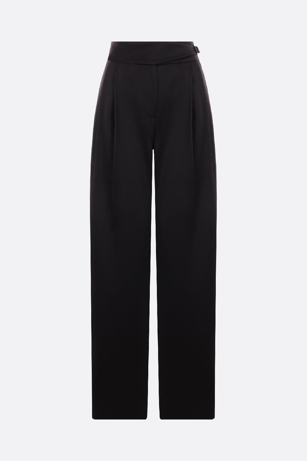 BRUNELLO CUCINELLI pantalone Loose Tuxedo in lana