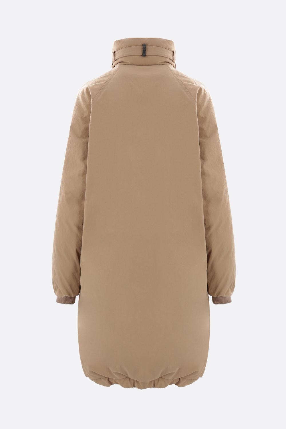 BRUNELLO CUCINELLI Piumino In Nylon Con Shiny Loop