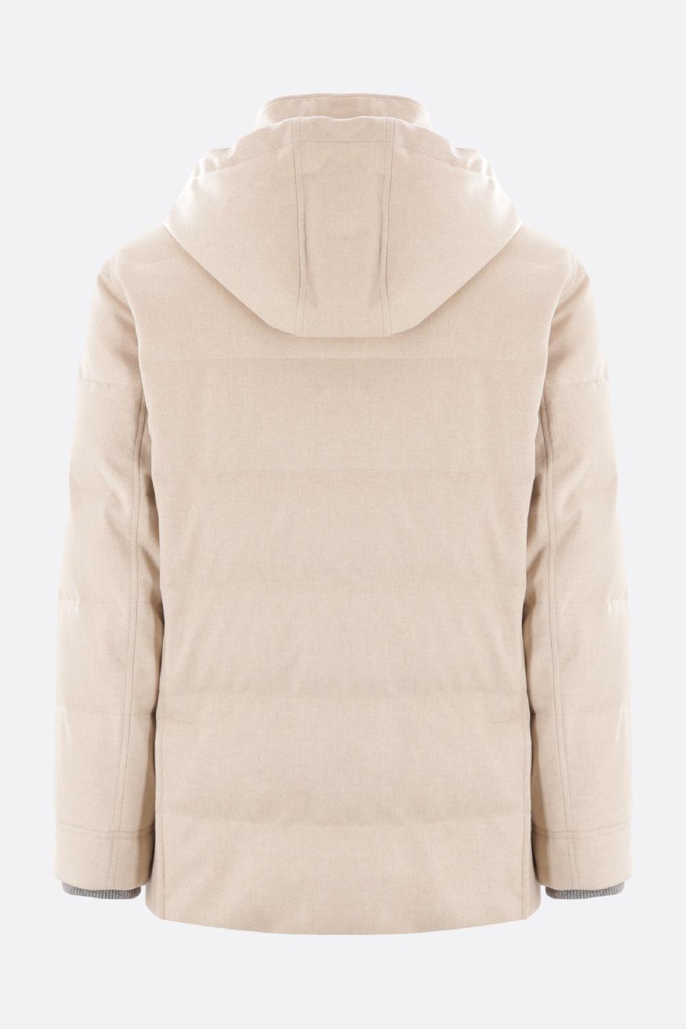 BRUNELLO CUCINELLI Piumino In Panno Di Lana