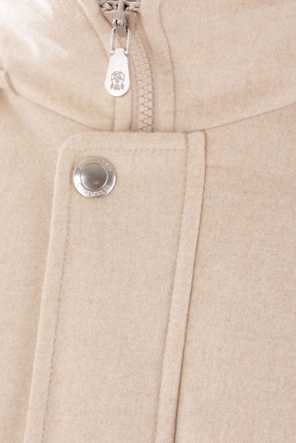 BRUNELLO CUCINELLI Piumino In Panno Di Lana