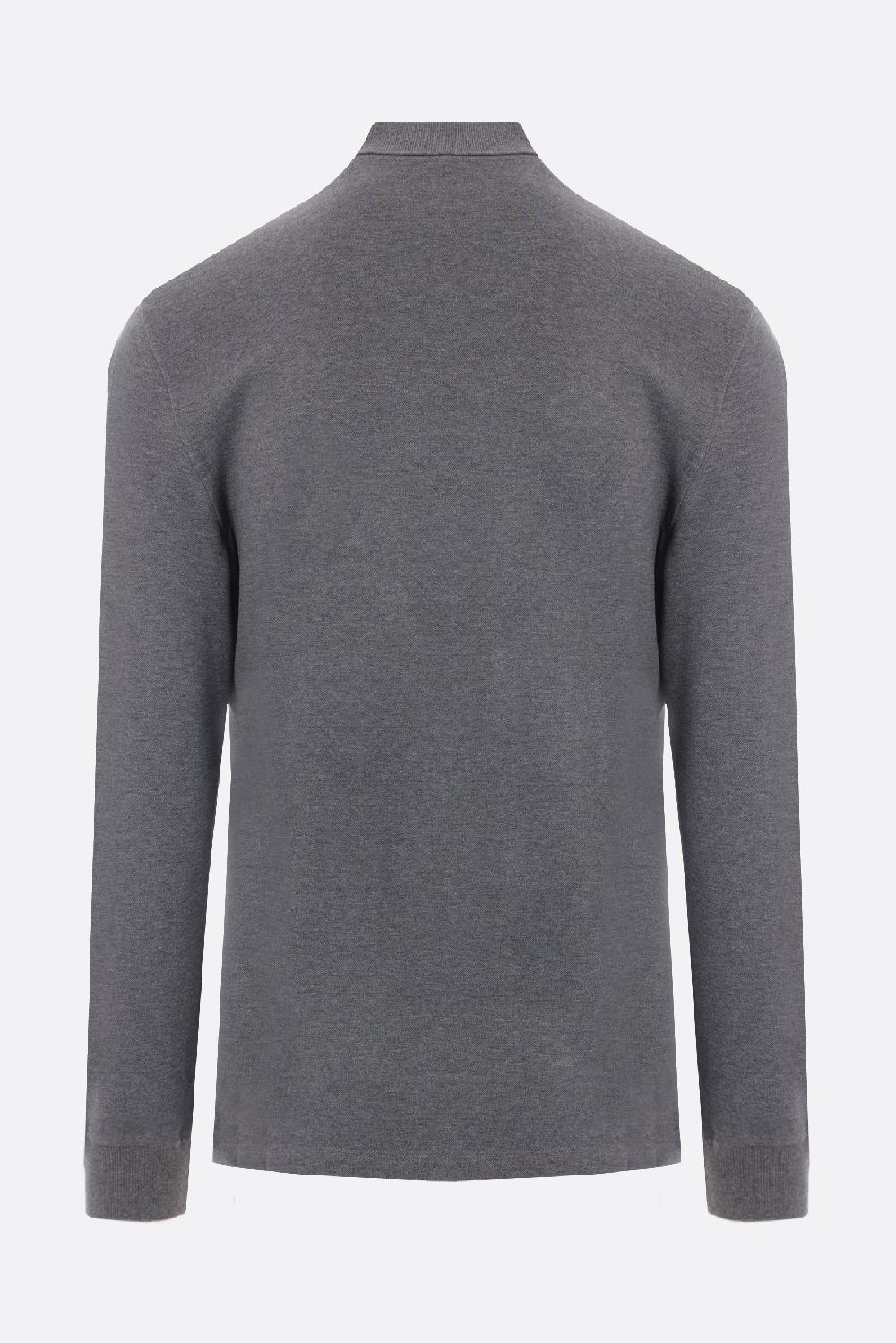 BRUNELLO CUCINELLI Polo A Maniche Lunghe In Piquet