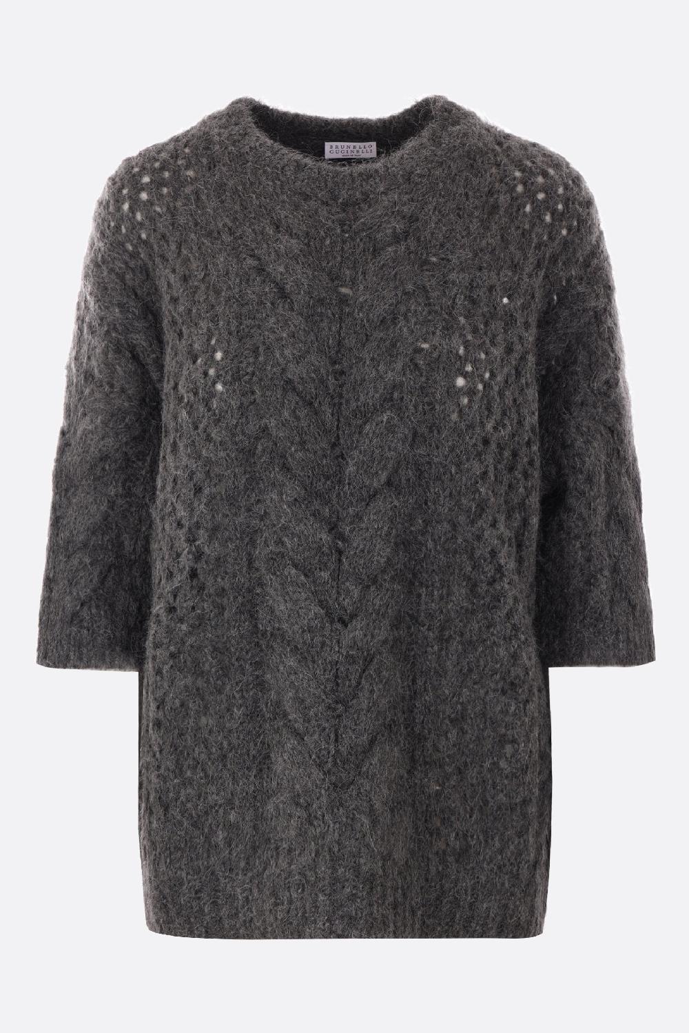 BRUNELLO CUCINELLI pullover in lana e alpaca