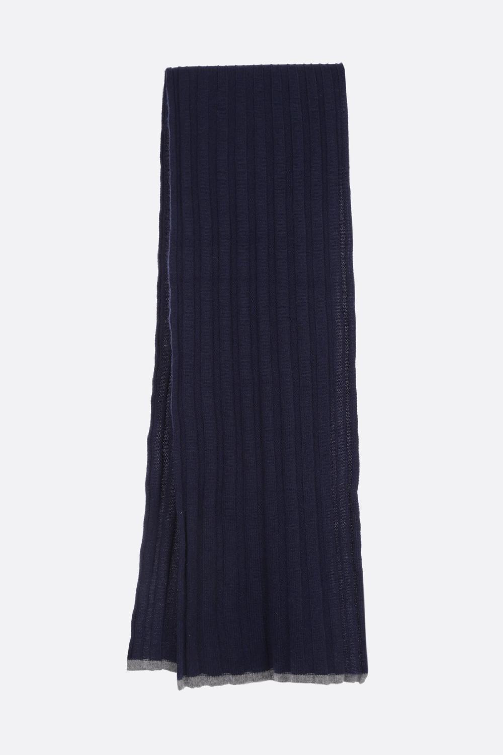 BRUNELLO CUCINELLI Sciarpa In Cashmere A Coste