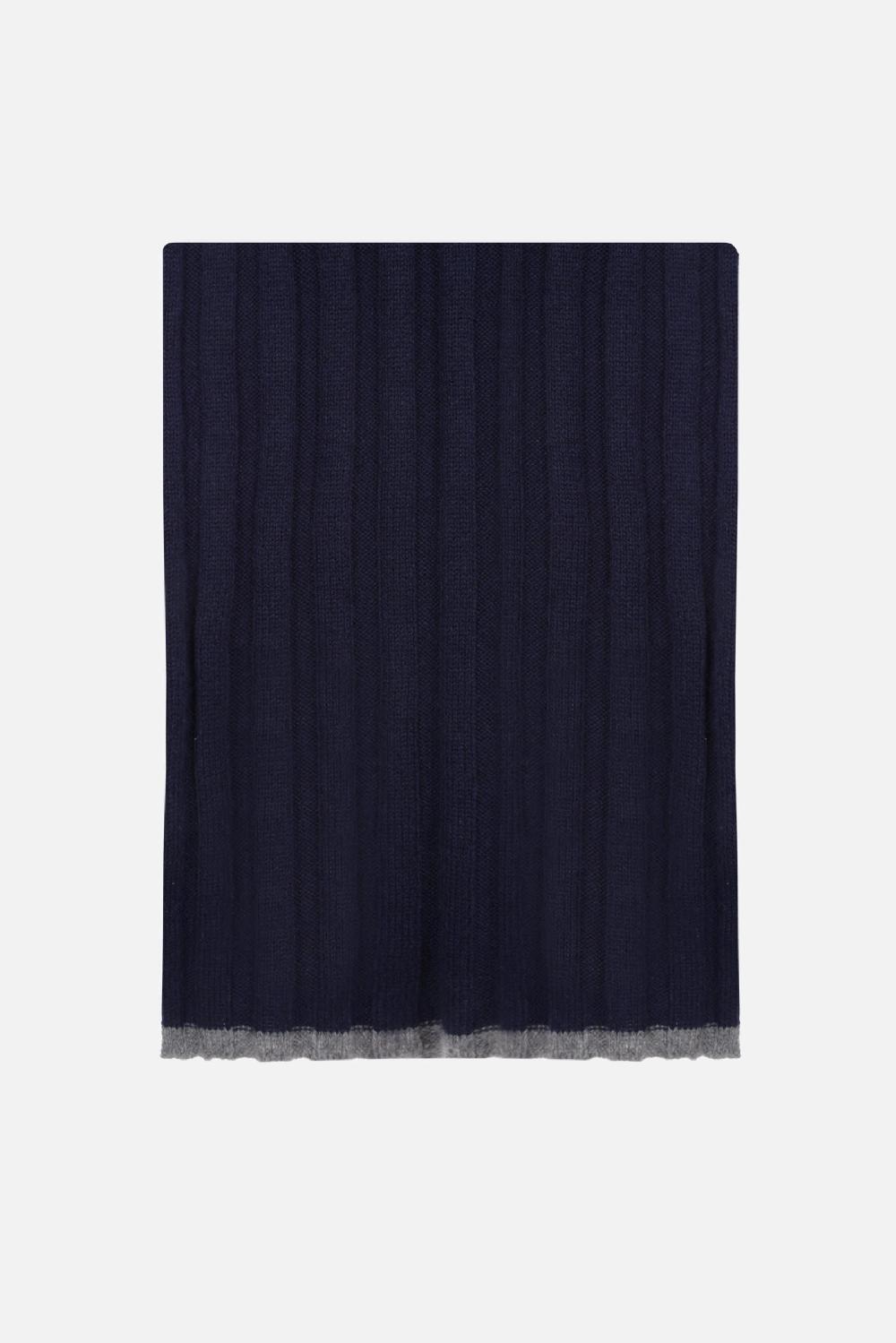 BRUNELLO CUCINELLI Sciarpa In Cashmere A Coste