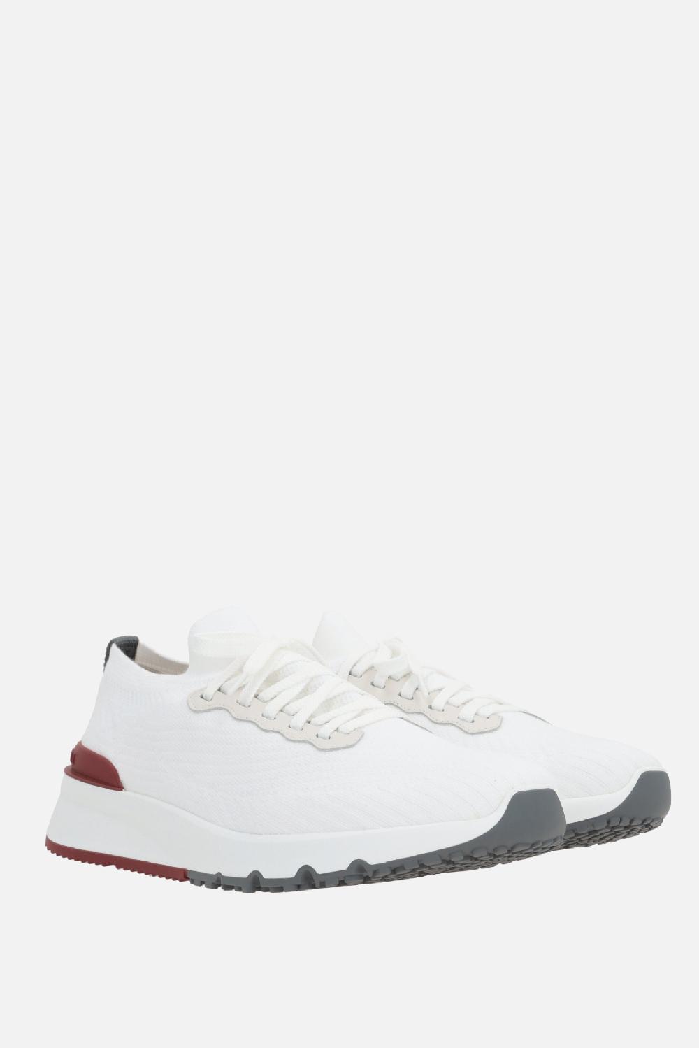 BRUNELLO CUCINELLI Sneaker In Maglia Di Cotone