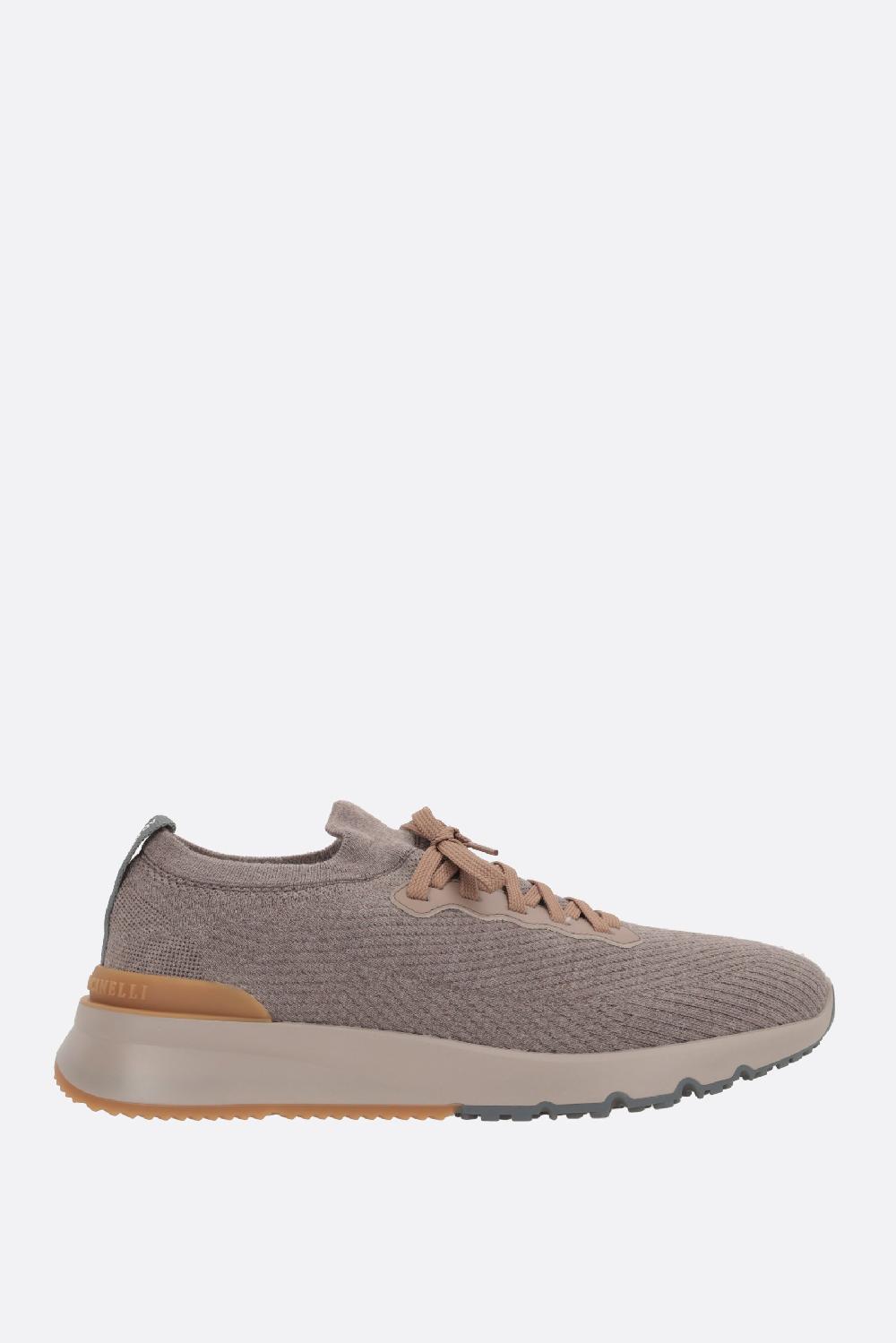 BRUNELLO CUCINELLI sneaker in maglia di lana