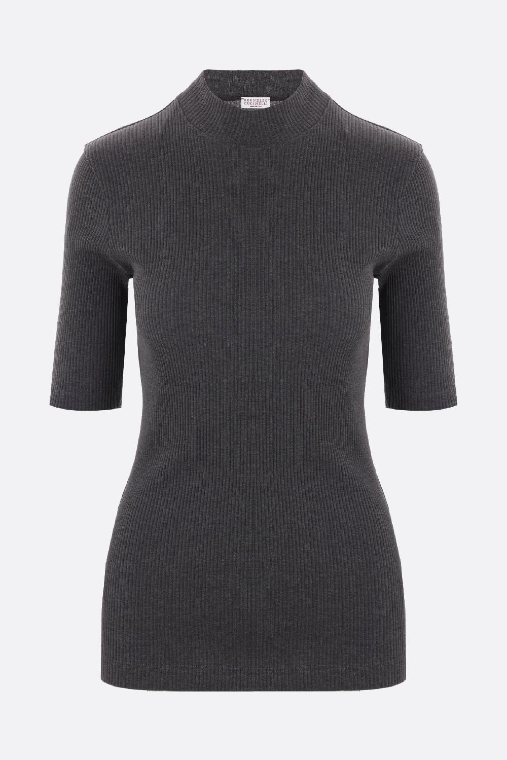 BRUNELLO CUCINELLI t-shirt in jersey a costine