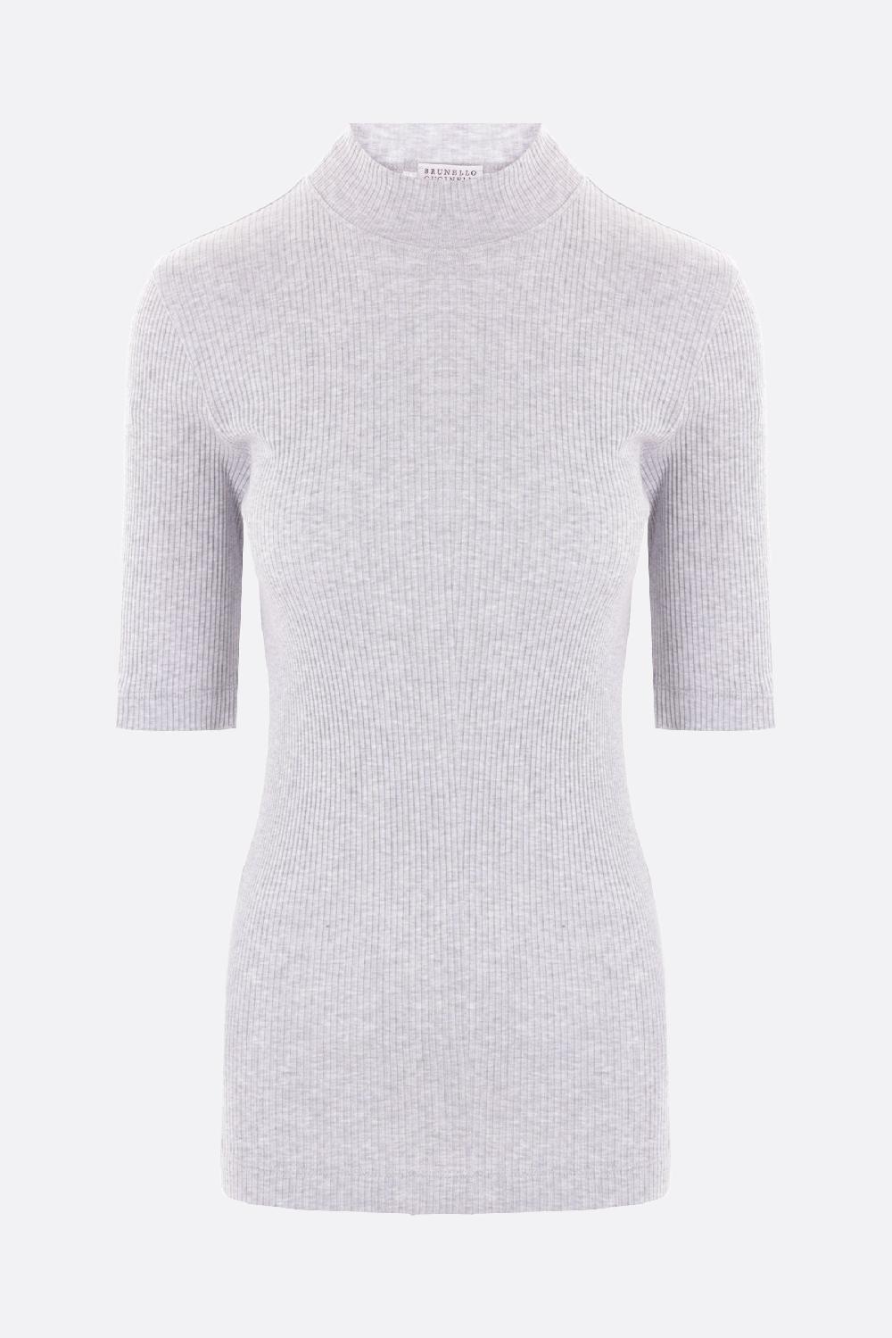 BRUNELLO CUCINELLI t-shirt in jersey a costine