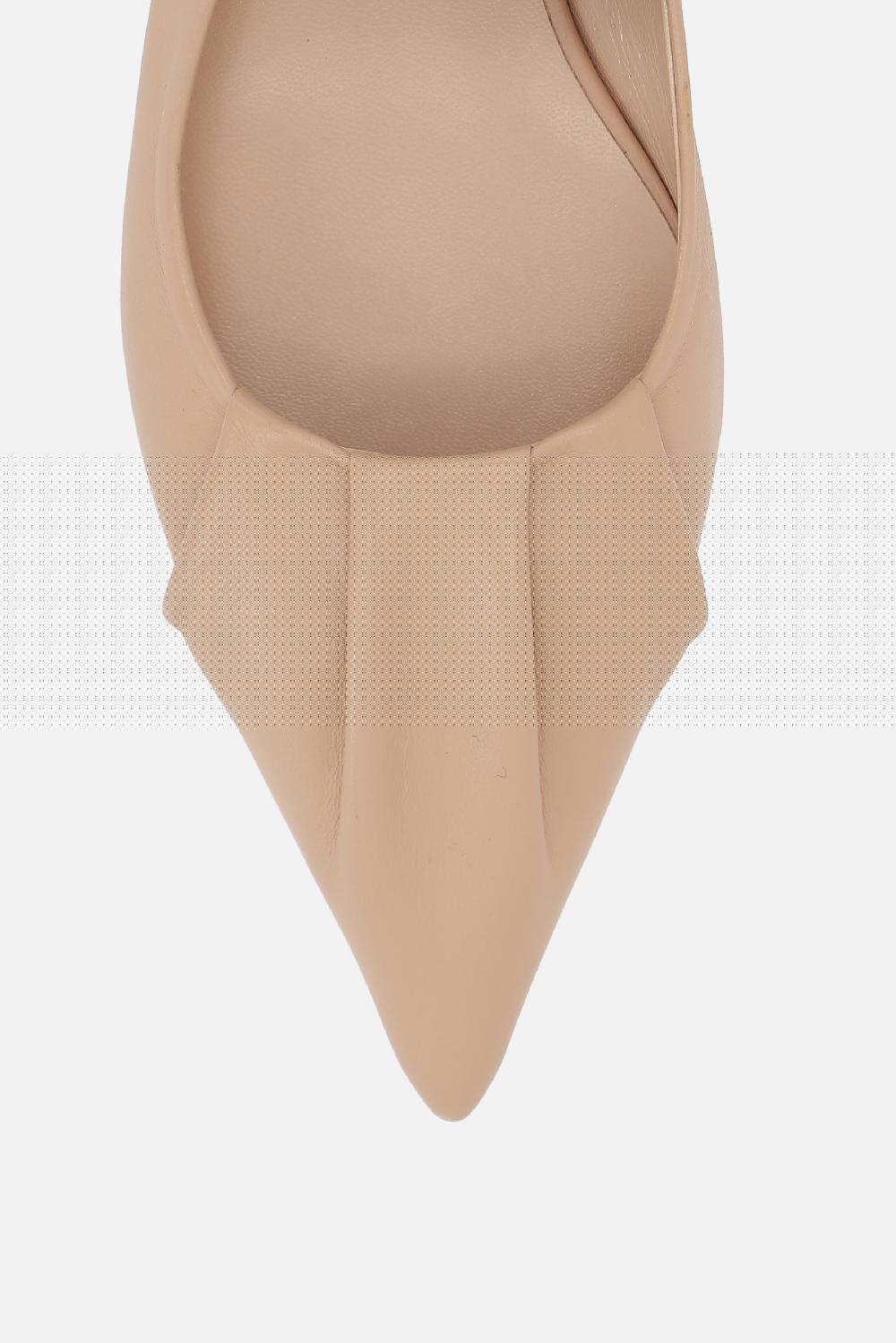 BRUNO FRISONI Ballerina Draped In Pelle Lucida