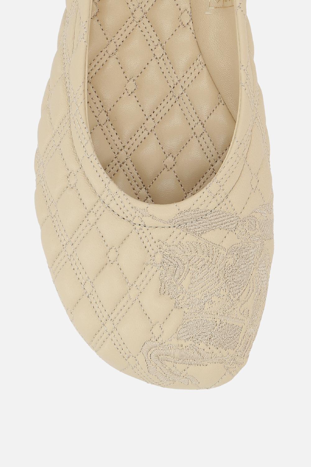 BURBERRY Ballerina Sadler In Nappa Matelassé