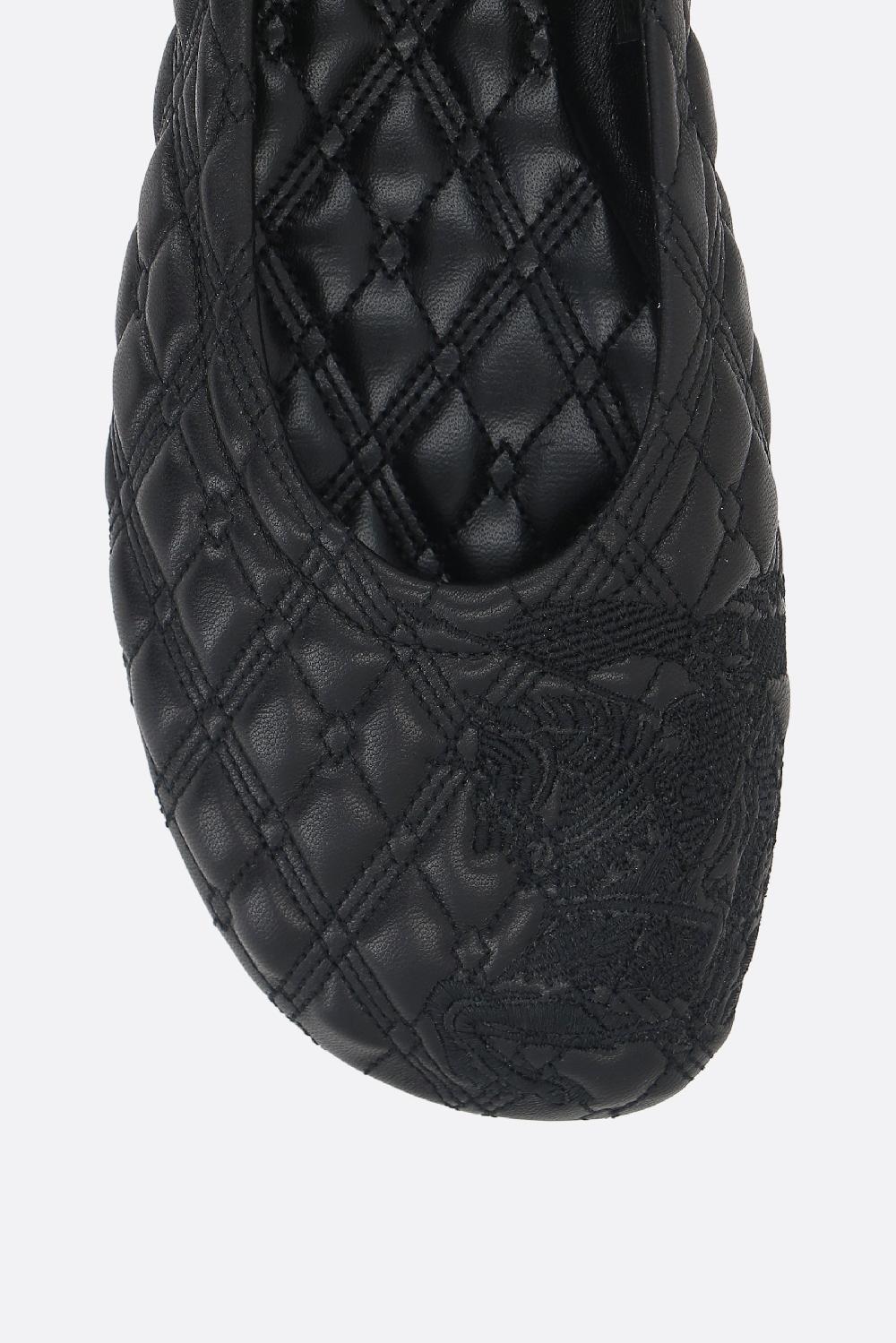 BURBERRY Ballerina Sadler In Nappa Matelassé