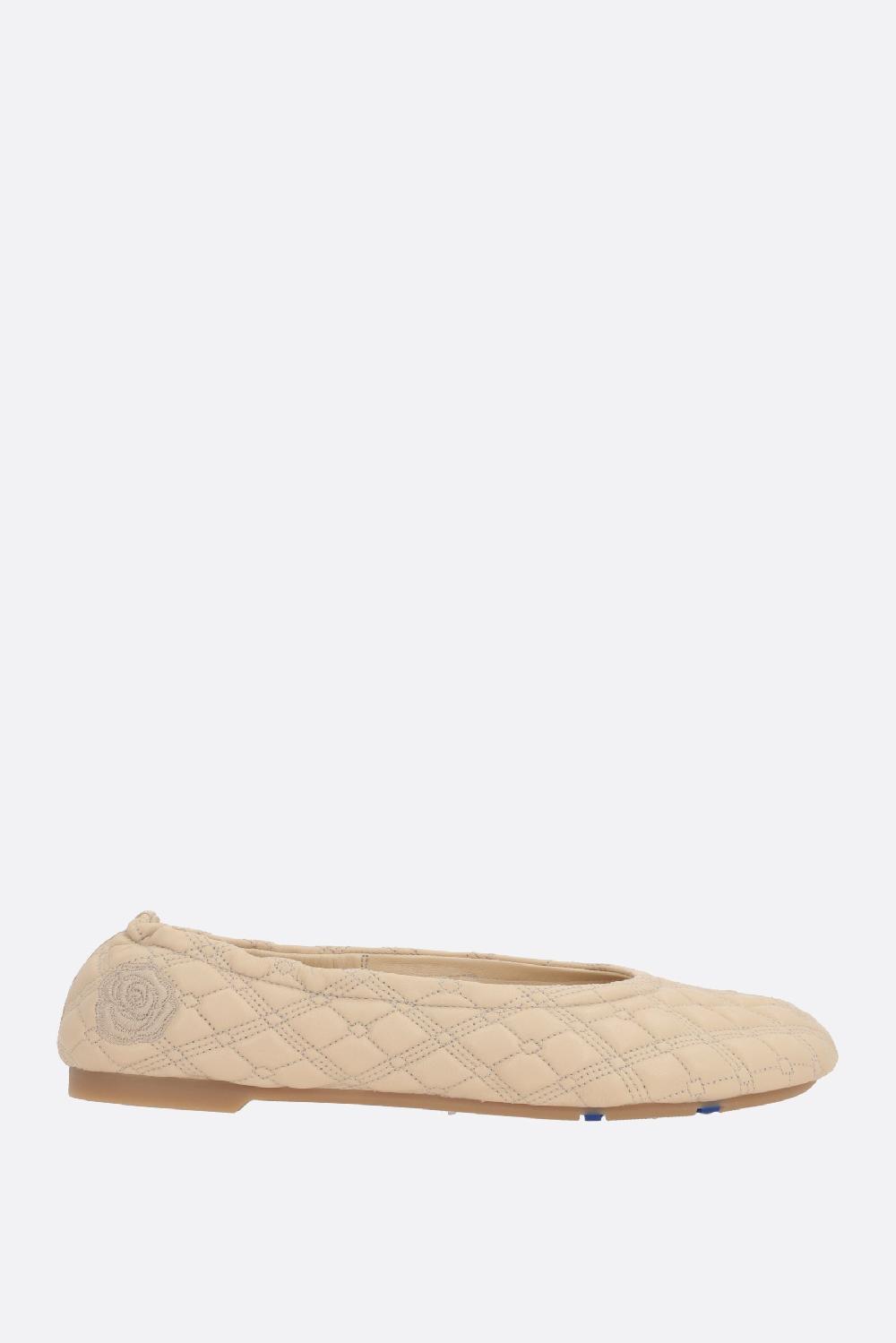 BURBERRY ballerina Sadler in nappa matelassé