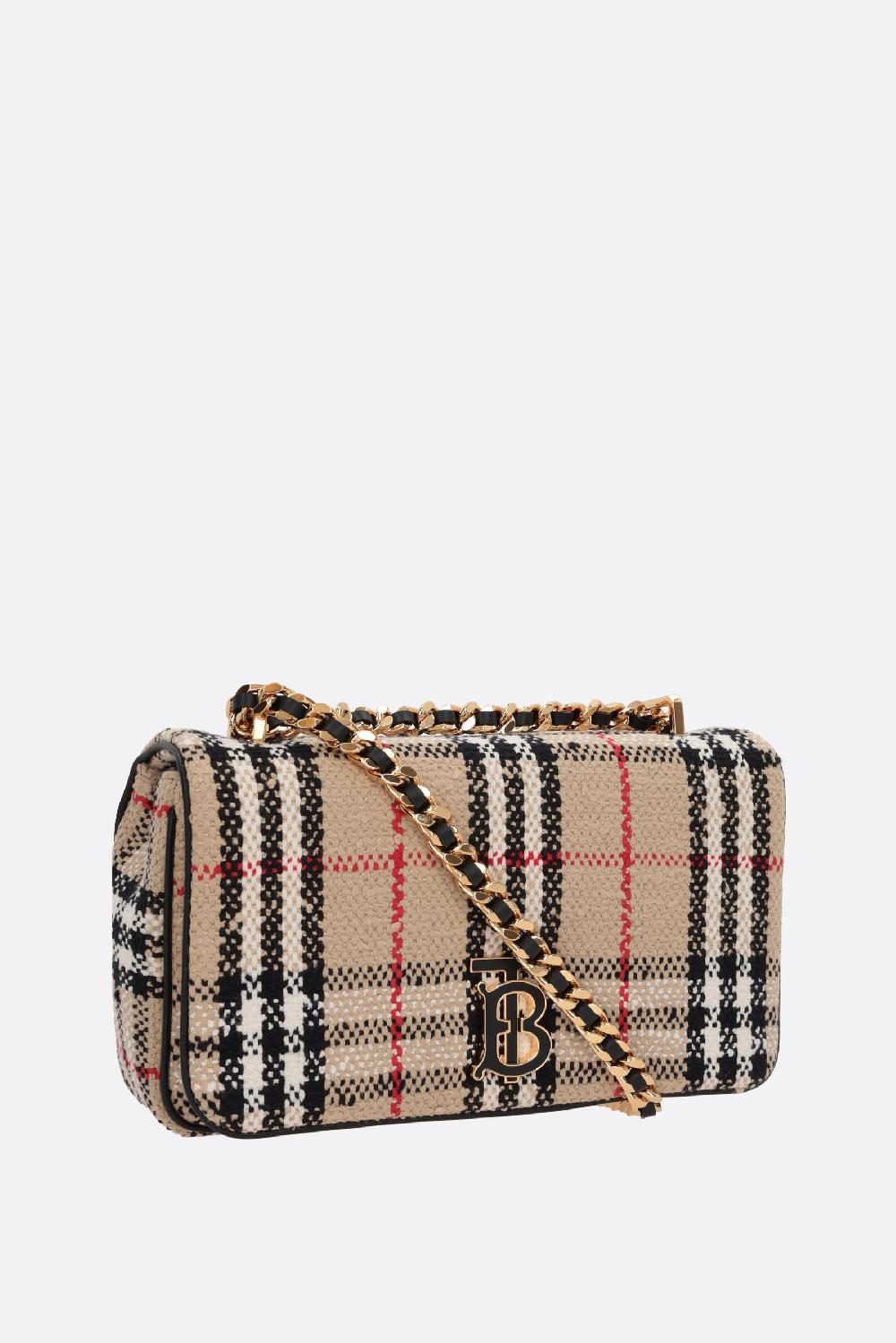 BURBERRY Borsa A Spalla Lola Small In Bouclé