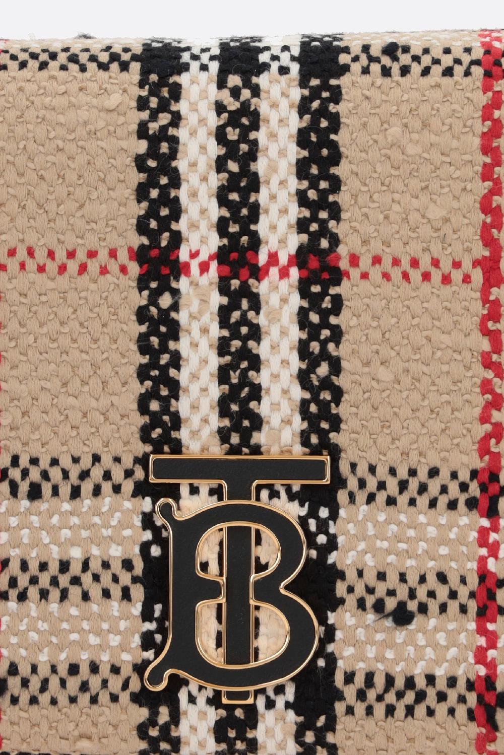 BURBERRY Borsa A Spalla Lola Small In Bouclé