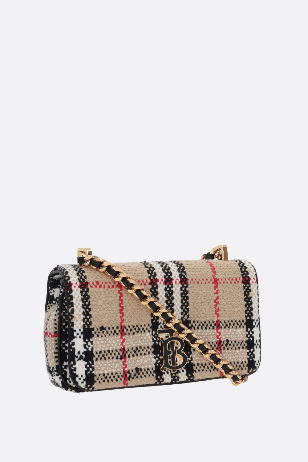 BURBERRY Borsa A Tracolla Lola Mini In Bouclé