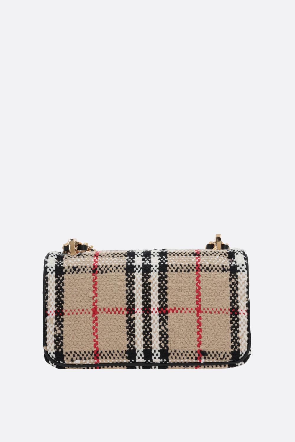 BURBERRY Borsa A Tracolla Lola Mini In Bouclé