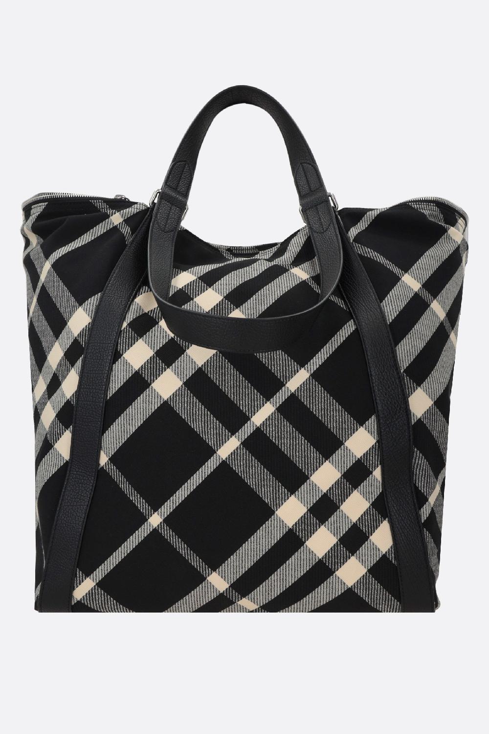 BURBERRY Borsa Tote In Jacquard Check