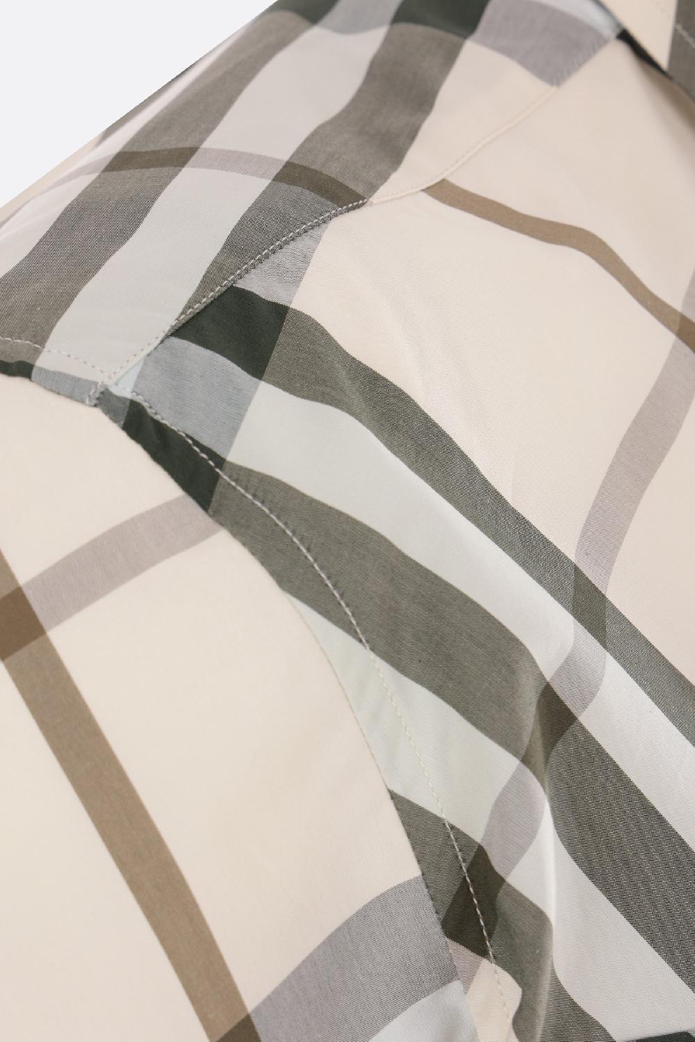 BURBERRY Camicia A Maniche Corte In Popeline Check
