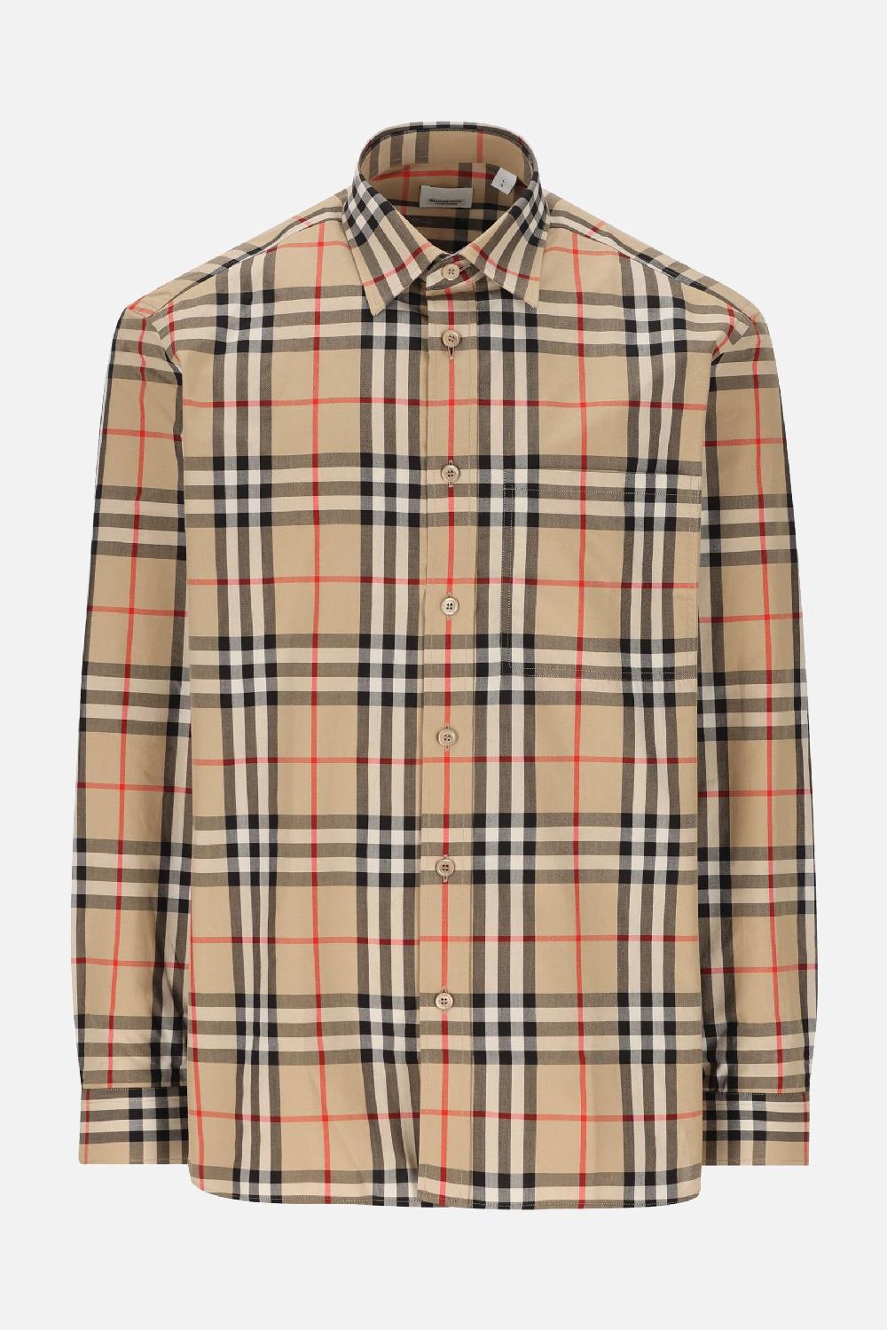 BURBERRY camicia Caxtan in popeline