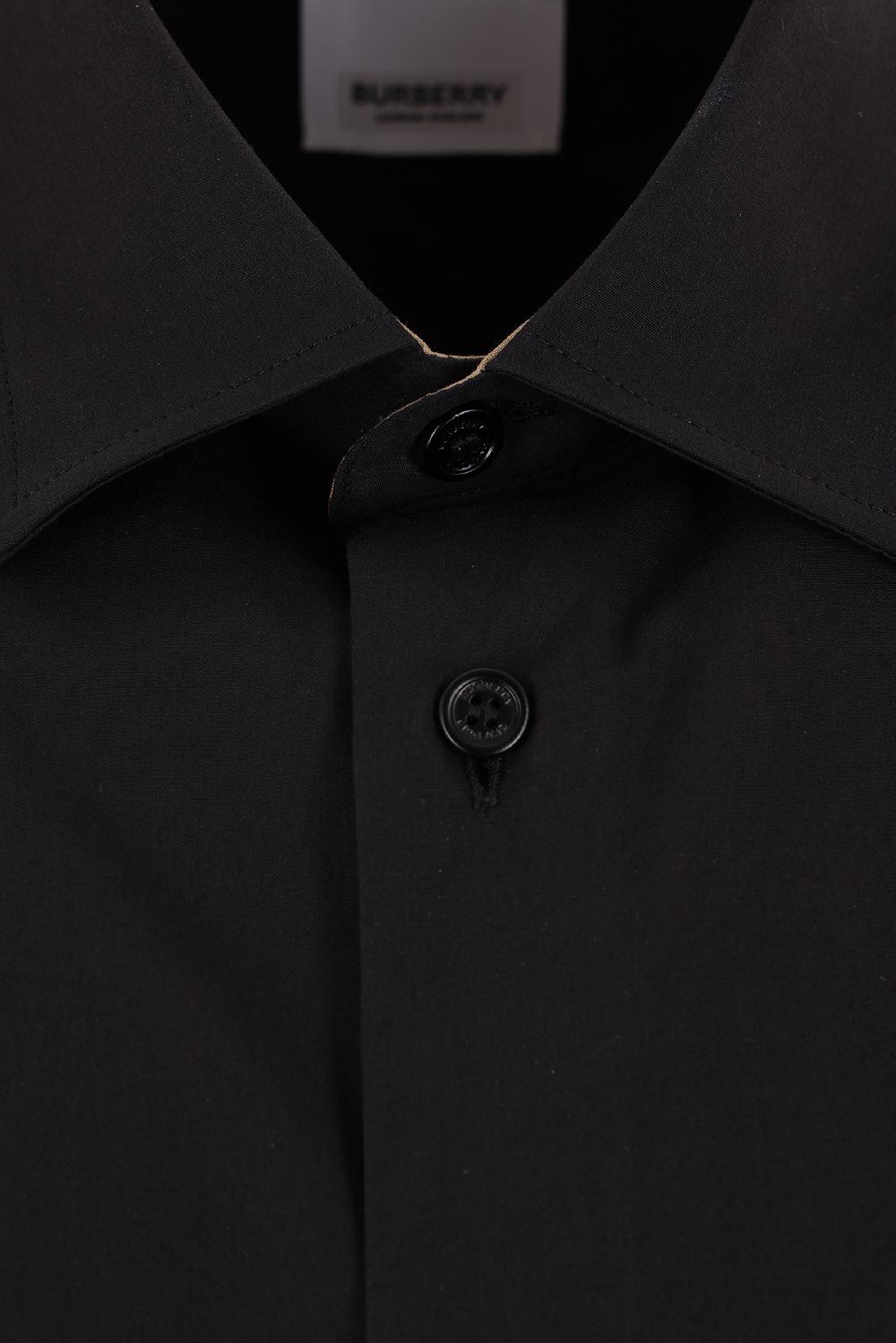 BURBERRY Camicia In Popeline Ricamo Logo