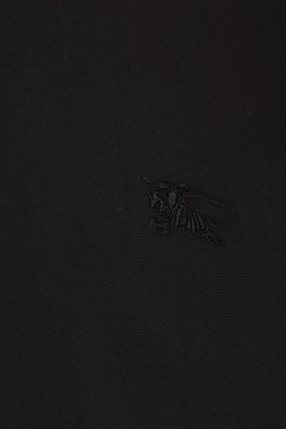 BURBERRY Camicia In Popeline Ricamo Logo