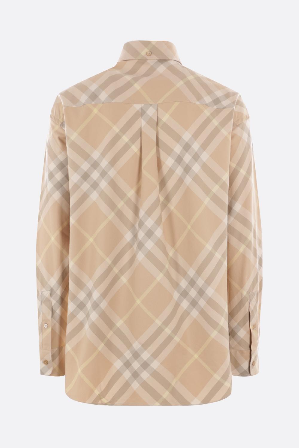 BURBERRY Camicia Oversize In Gabardine