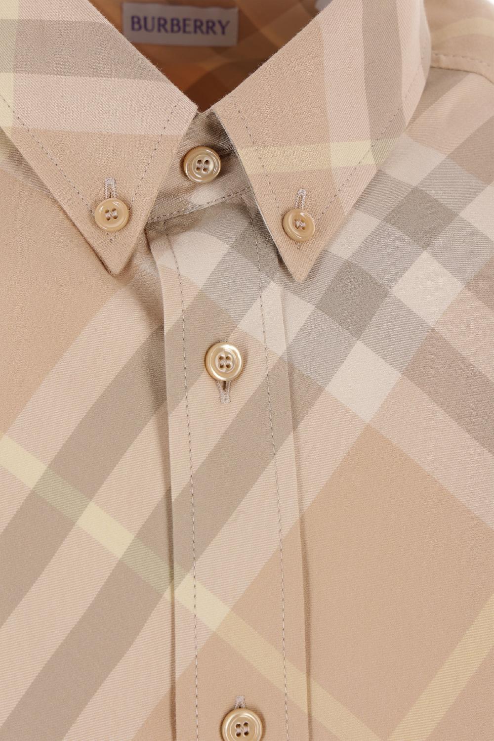 BURBERRY Camicia Oversize In Gabardine
