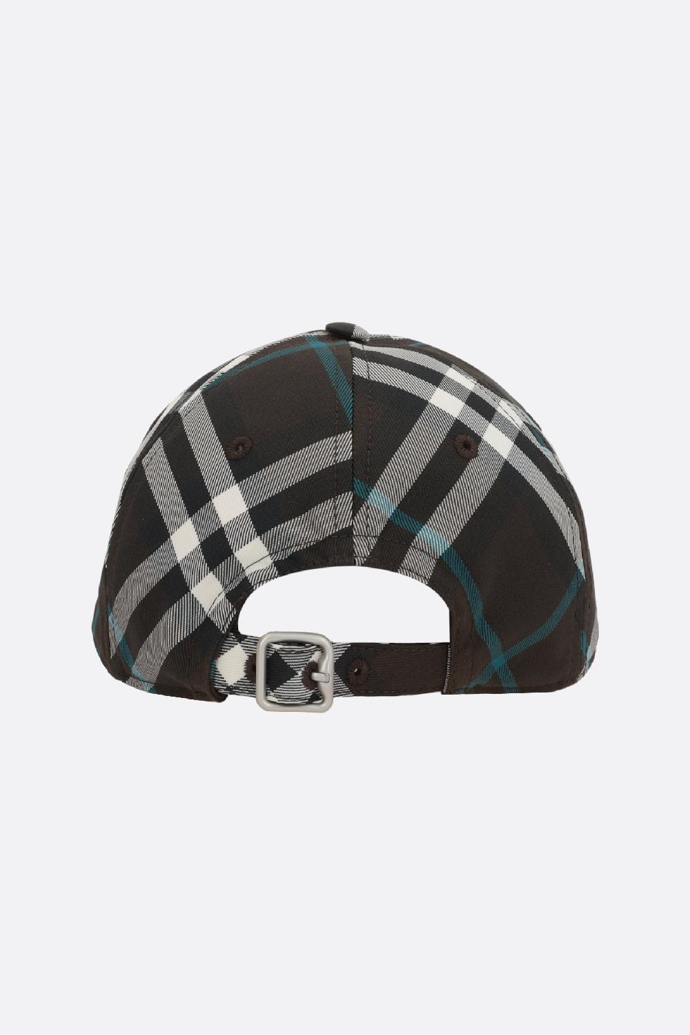 BURBERRY Cappello Baseball In Twill Check
