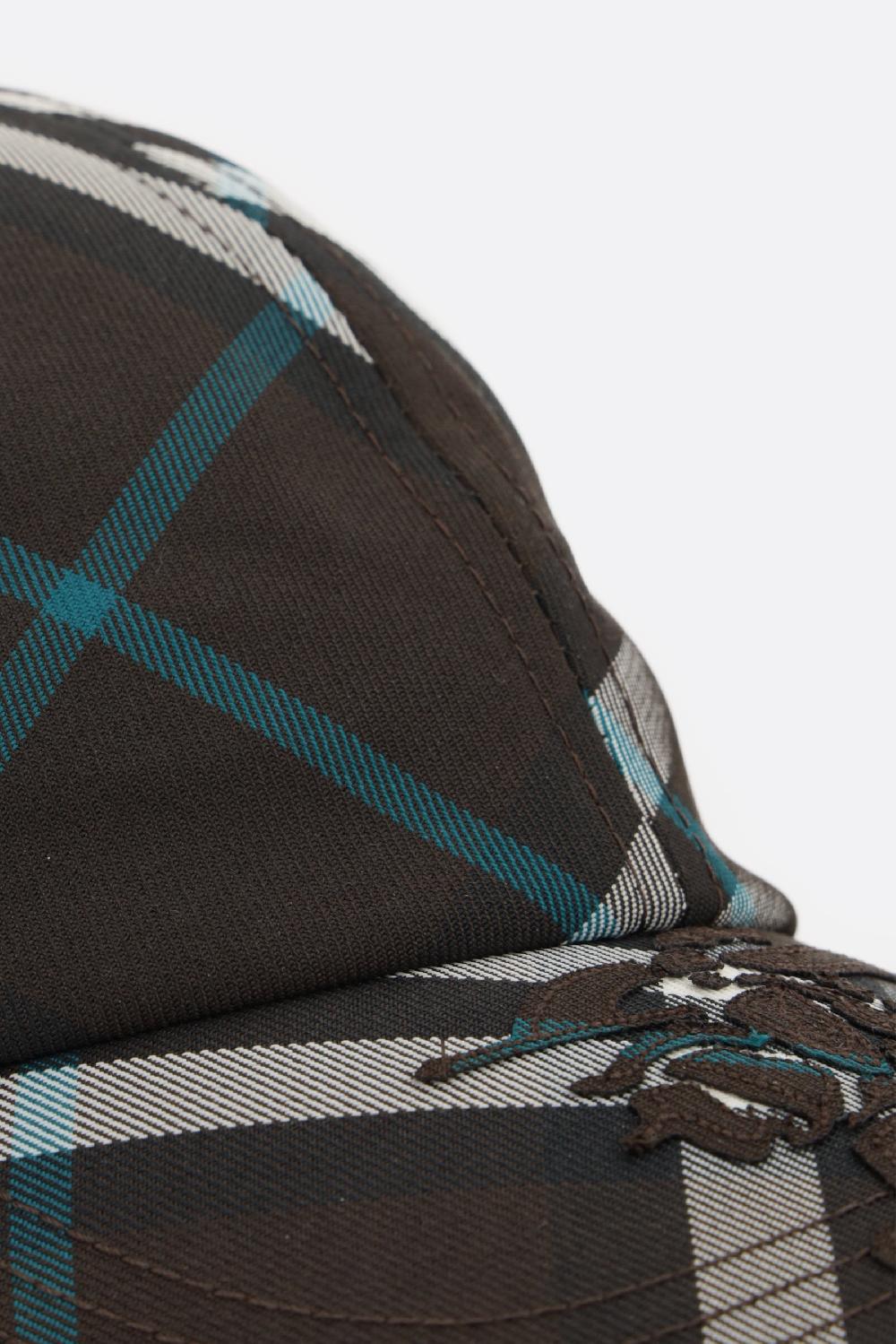 BURBERRY Cappello Baseball In Twill Check