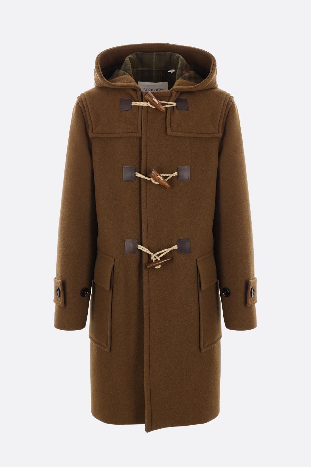 BURBERRY cappotto montgomery in lana e cashmere