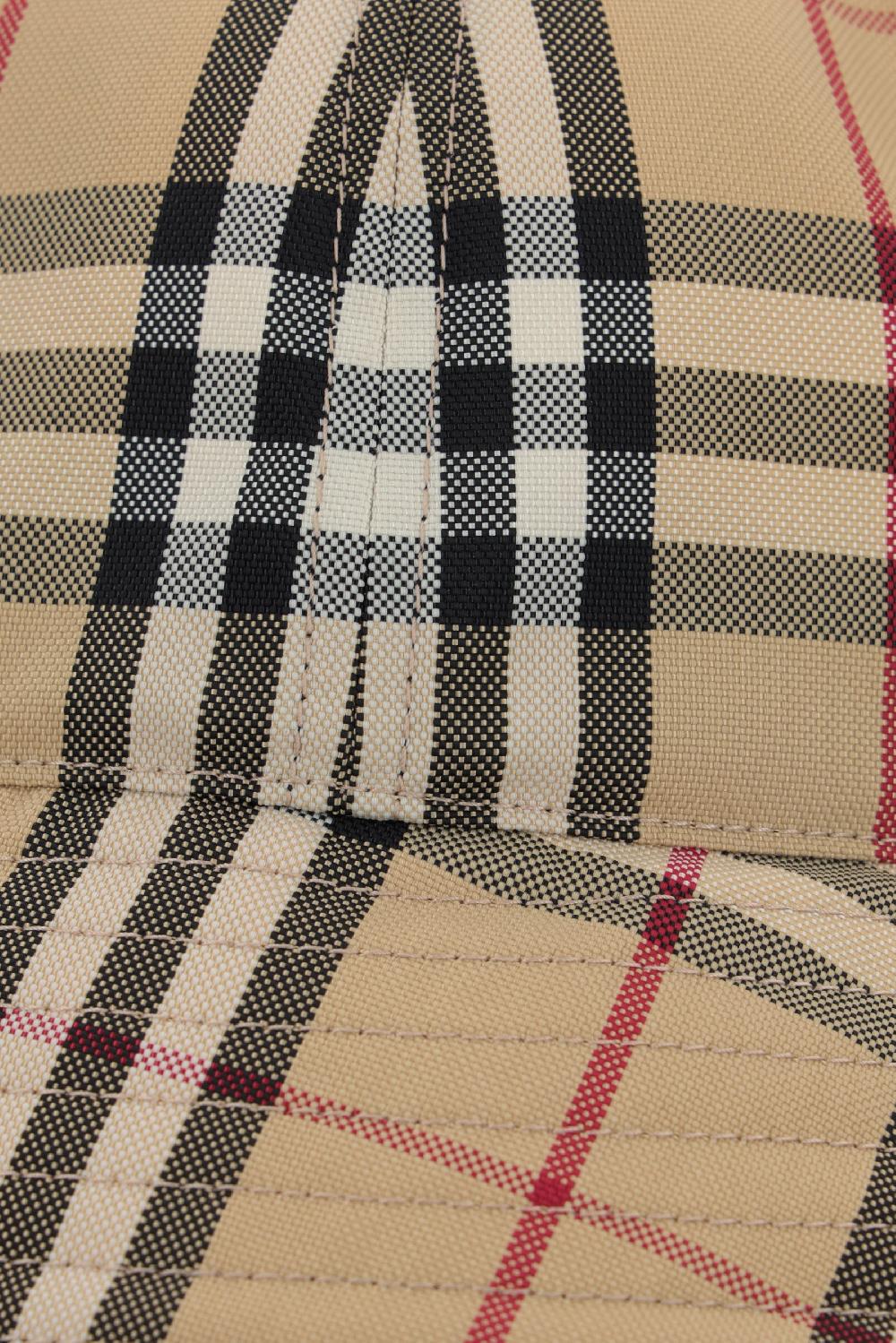 BURBERRY Cloche In Nylon Stampa Burberry Check