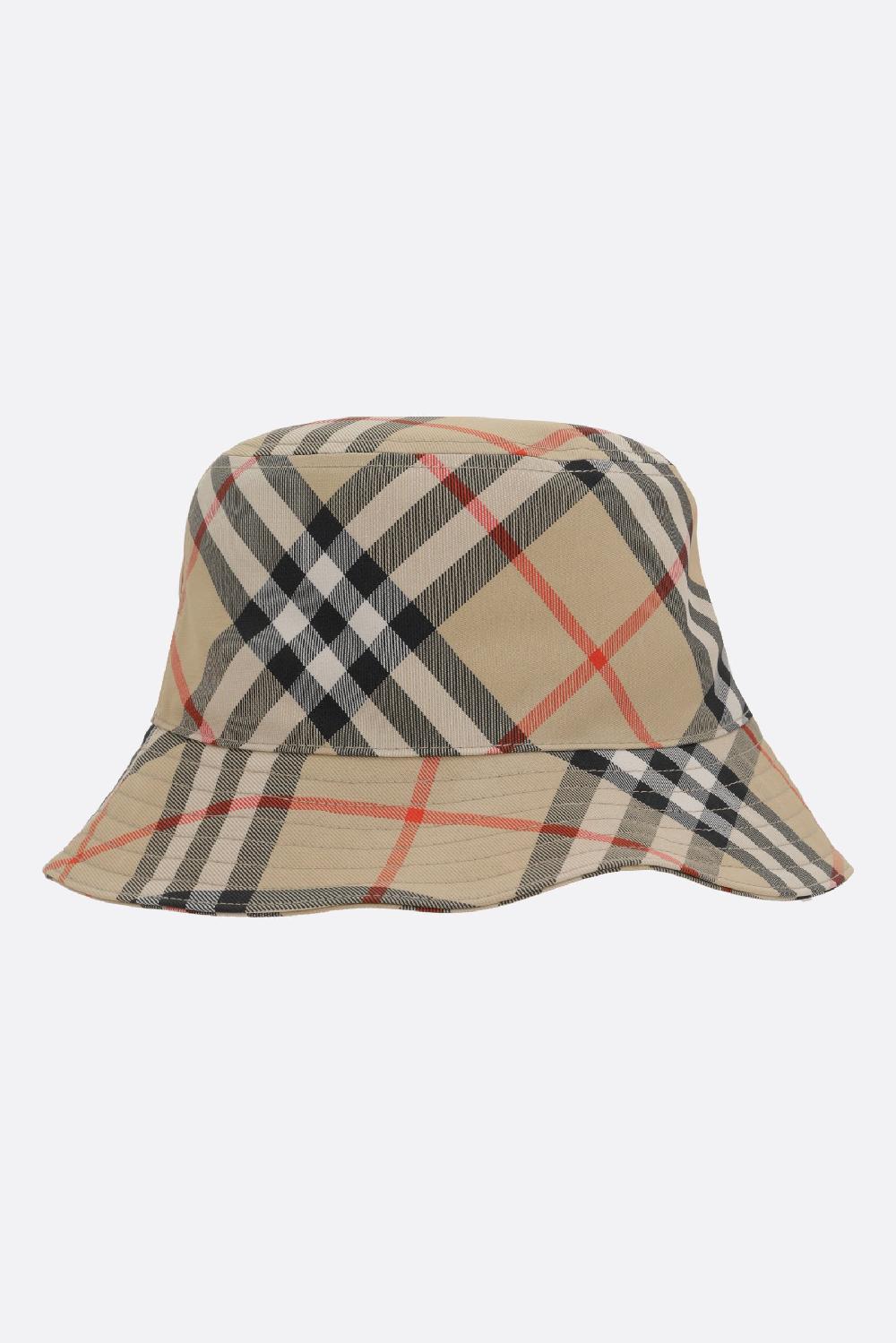 BURBERRY Cloche In Nylon Stampa Check