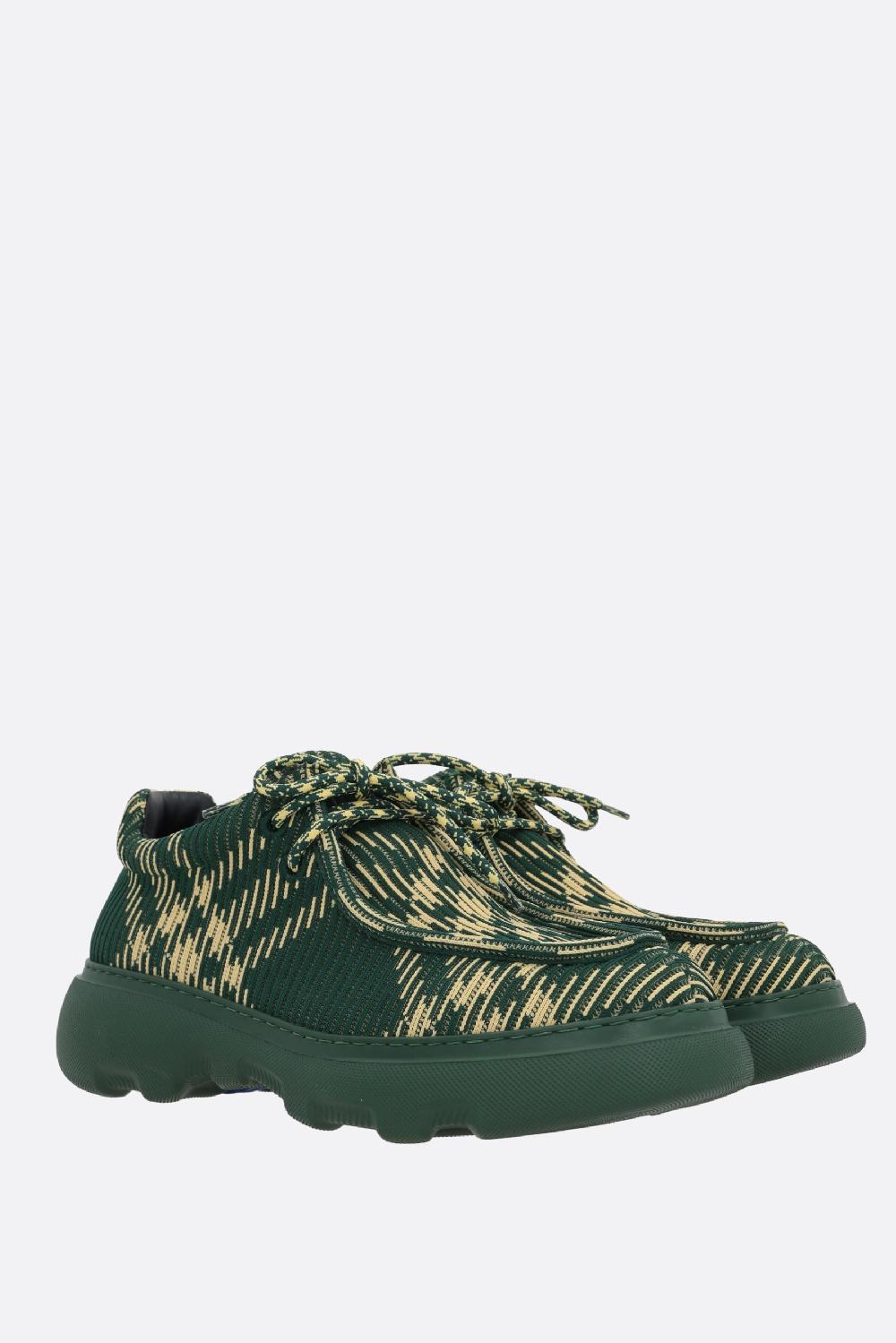 BURBERRY Creeper In Nylon Stretch Stampa Check
