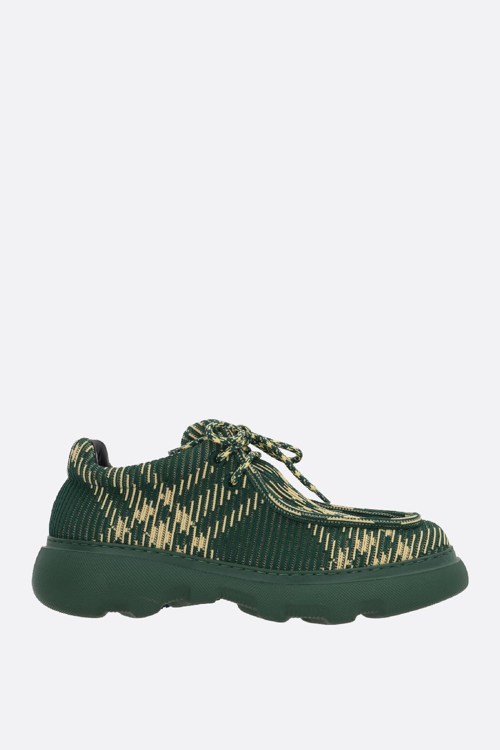 BURBERRY creeper in nylon stretch stampa Check