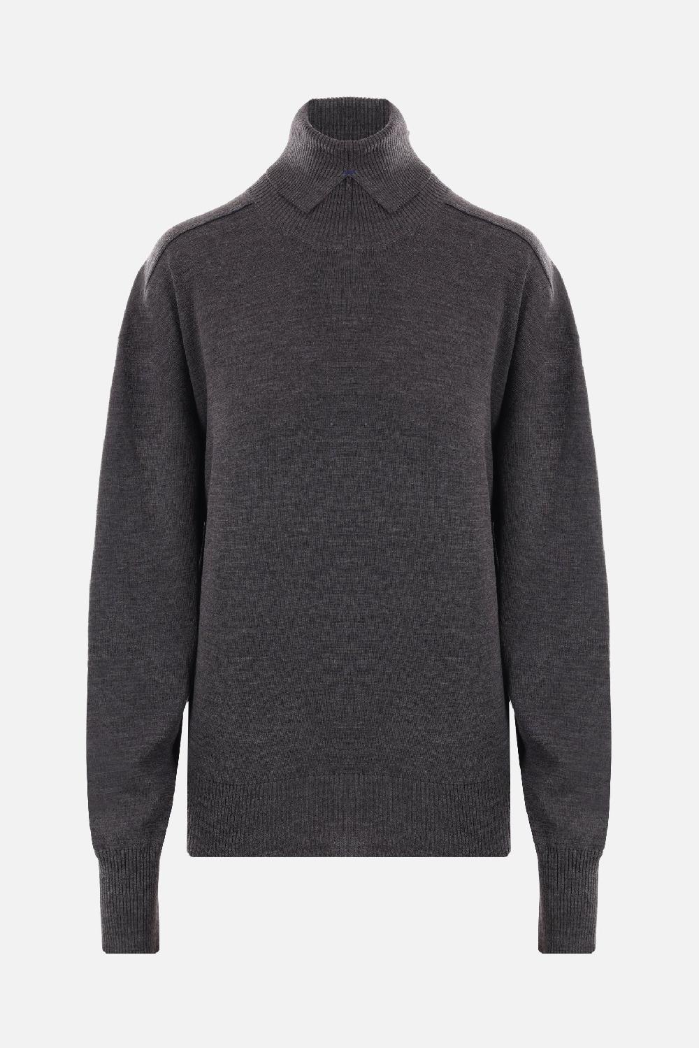 BURBERRY dolcevita in lana