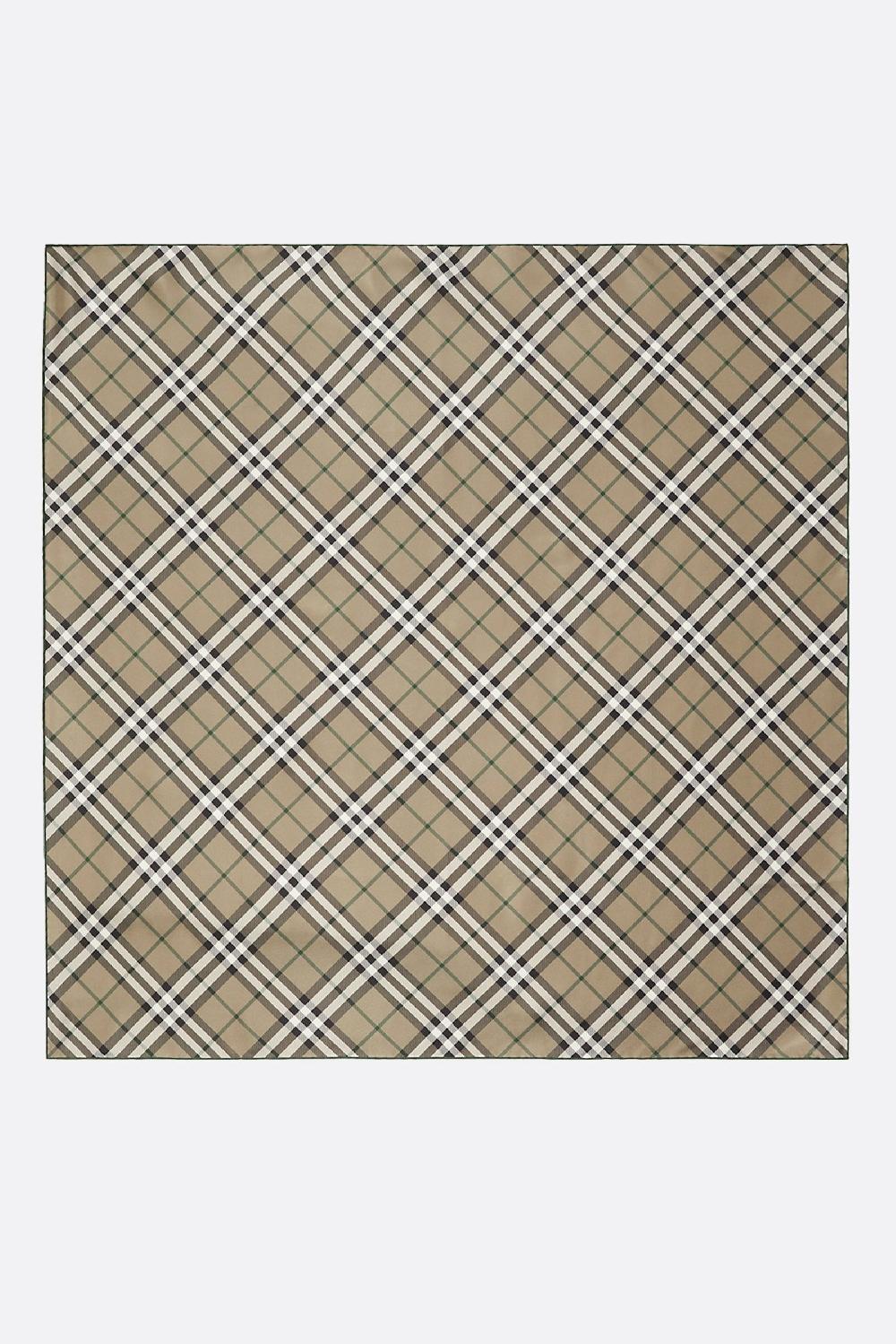 BURBERRY Foulard In Seta Check