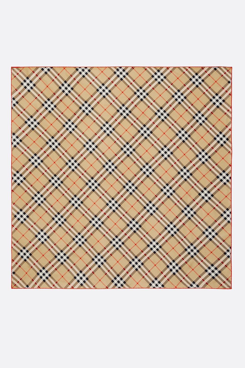 BURBERRY Foulard In Seta Check