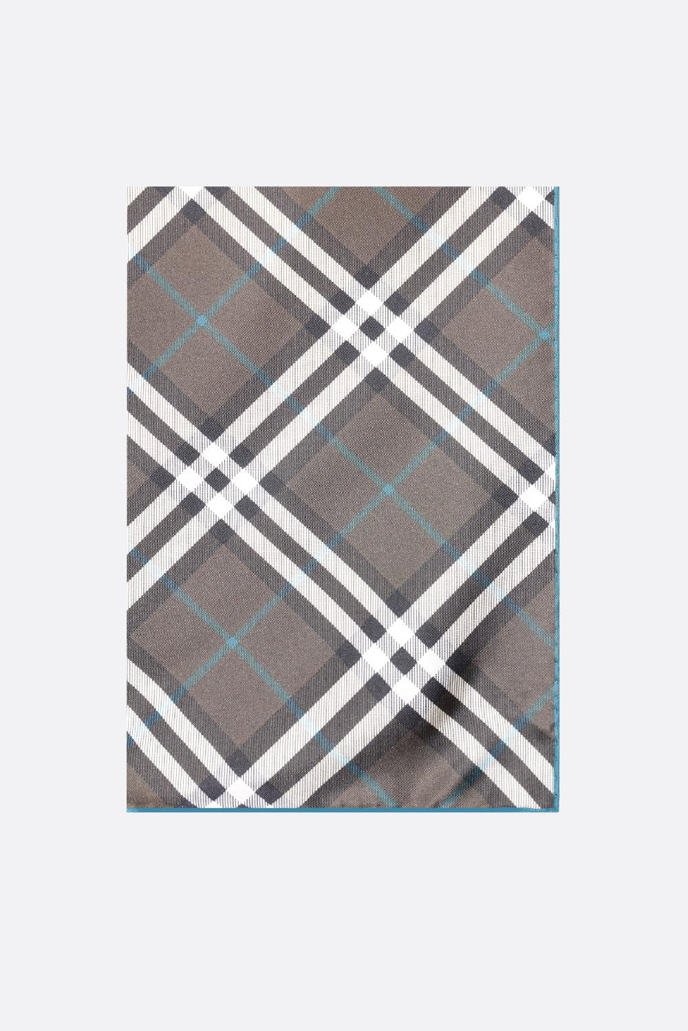 BURBERRY foulard in seta Check