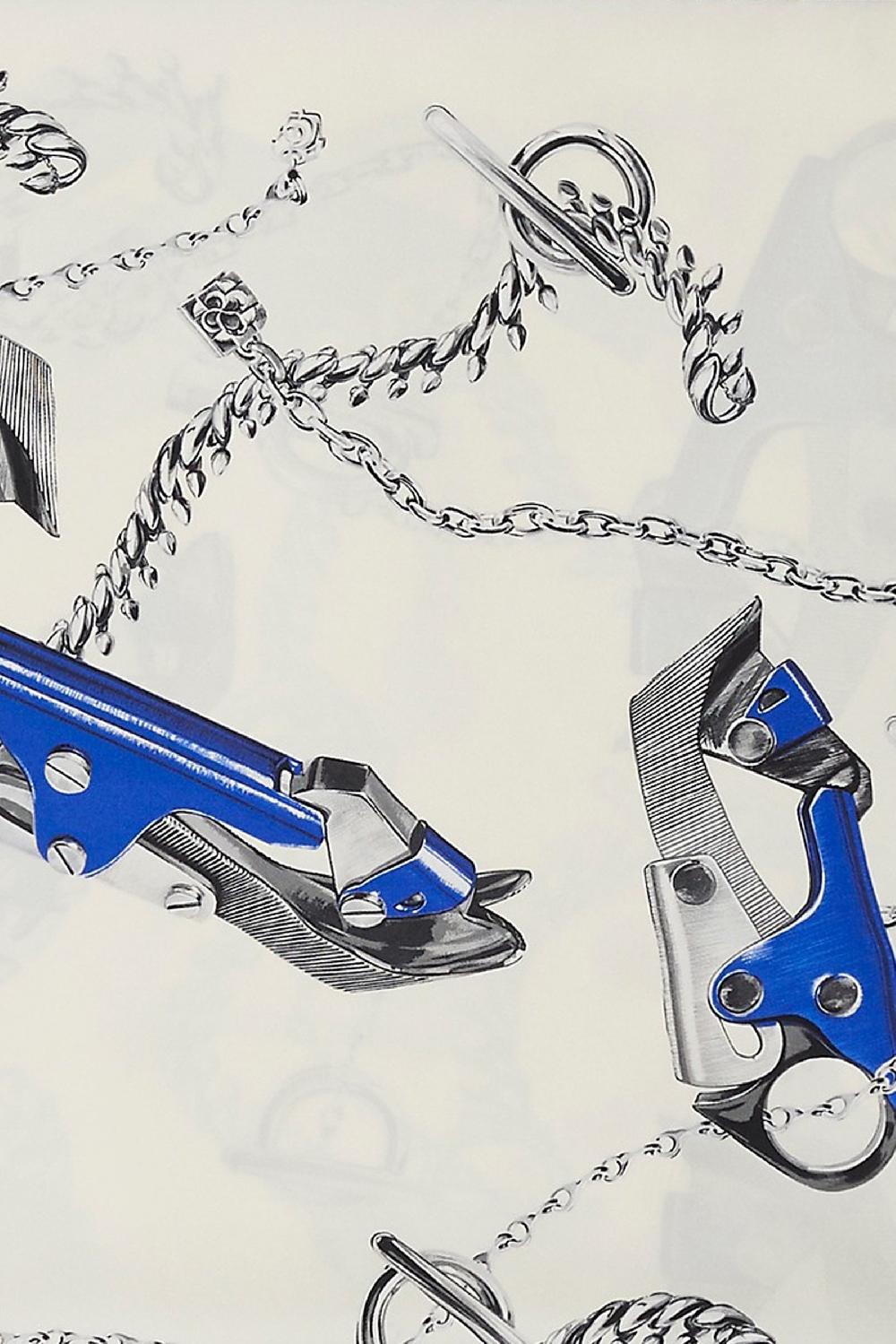 BURBERRY Foulard In Seta Stampa Knight