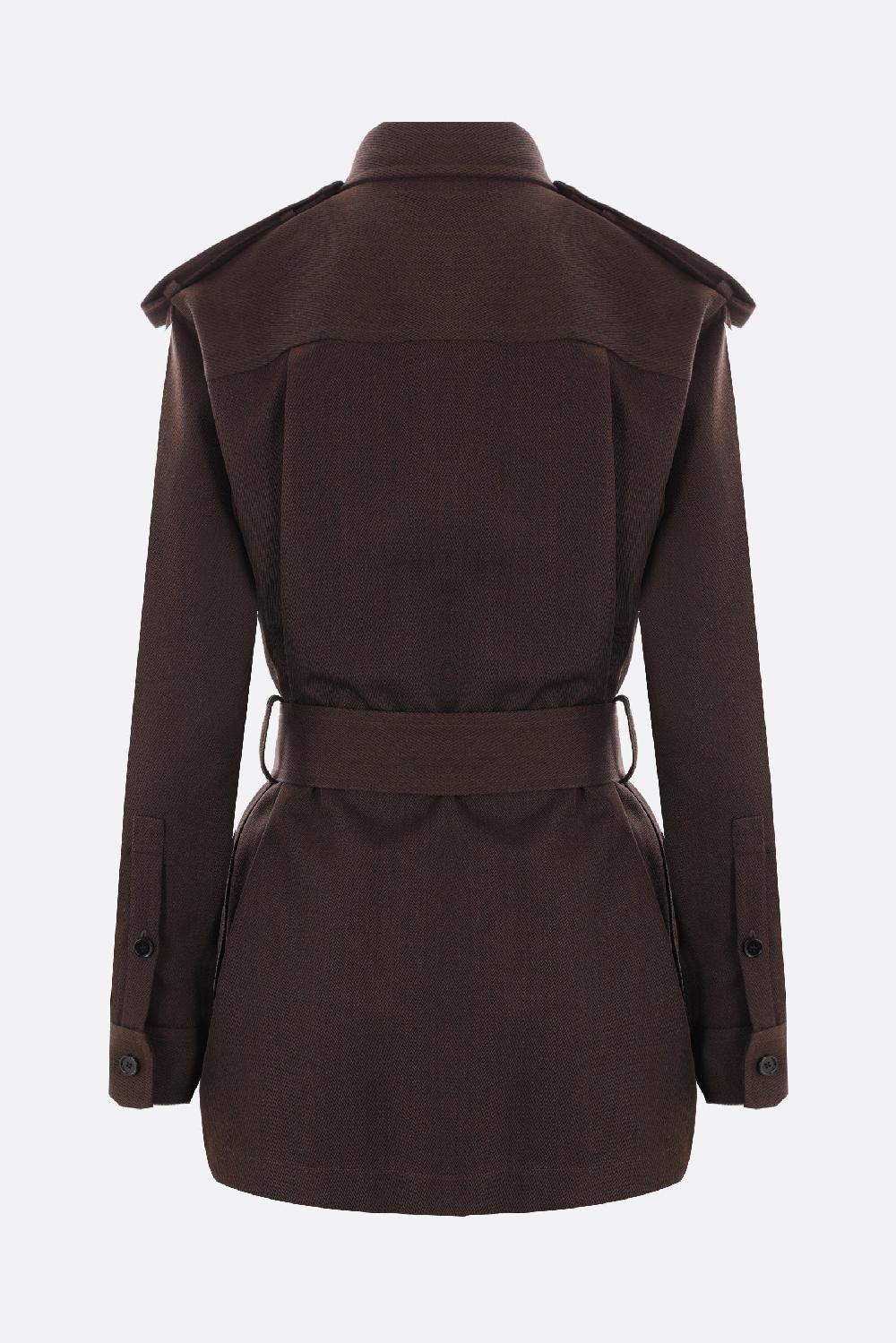 BURBERRY Giacca Sahariana In Drill