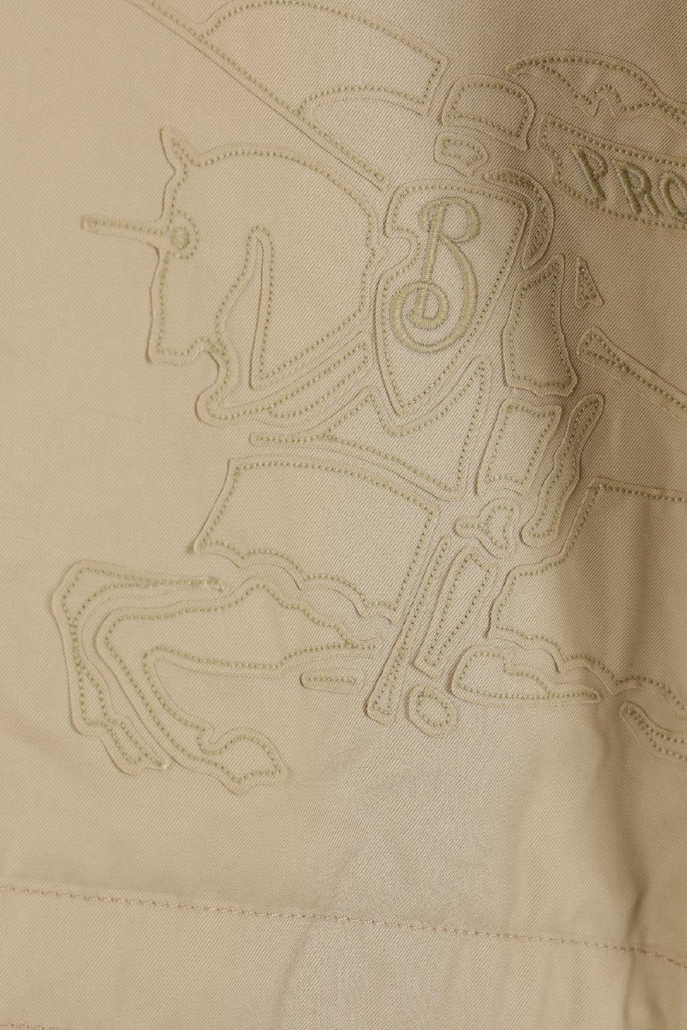 BURBERRY Giubbotto In Gabardine