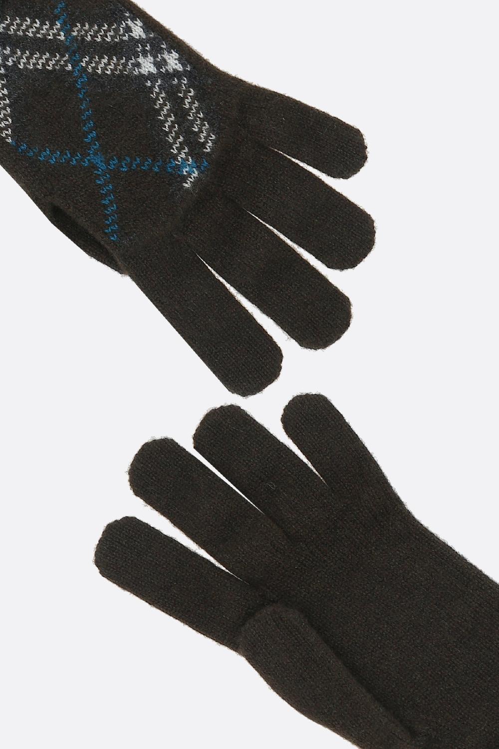 BURBERRY Guanti In Cashmere Check