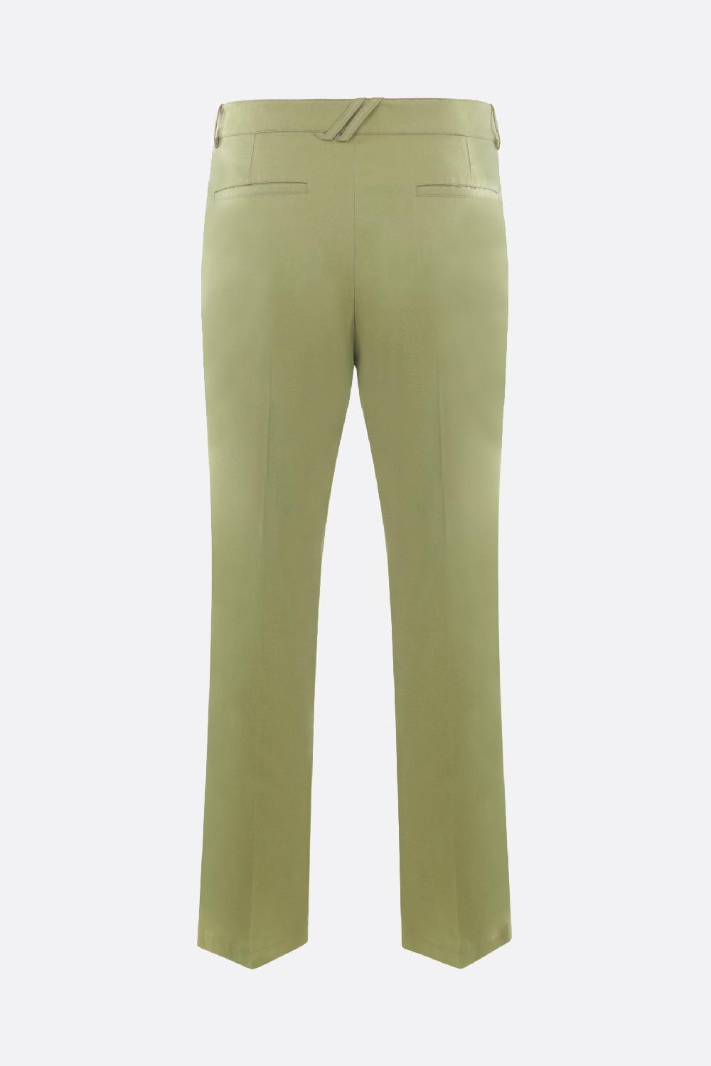 BURBERRY Pantalone Chino In Twill Di Cotone